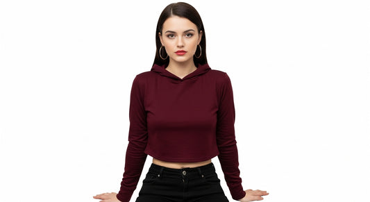 Women Cropped Hoodie